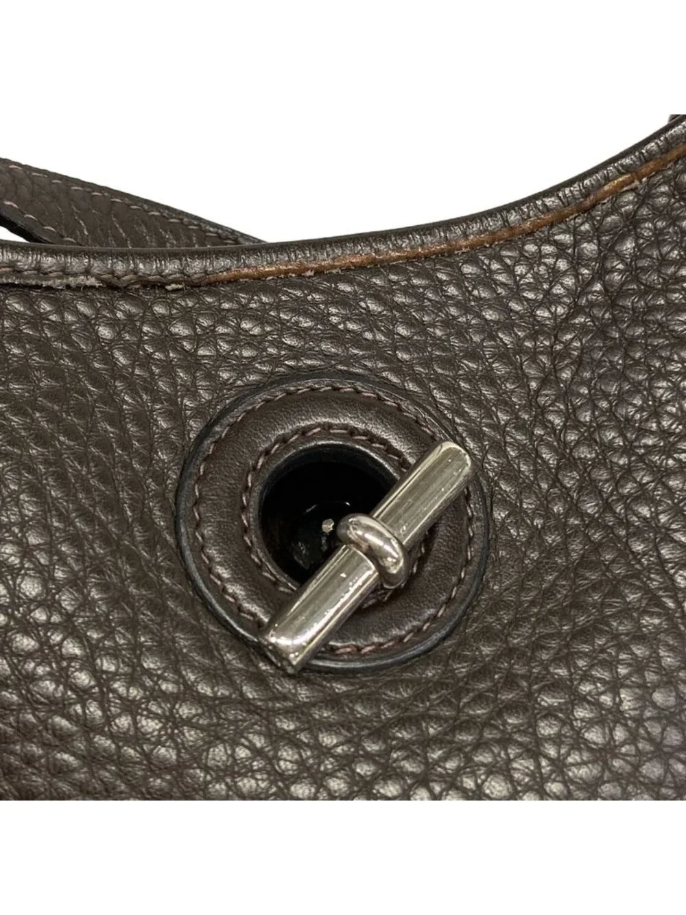 Hermes Shoulder Bag Vespa TPM Cafe Silver